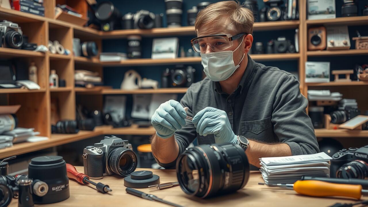 Reparatie van camerabehuizing